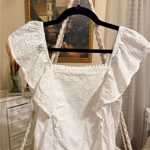 Altar'd State Cream Eyelet top